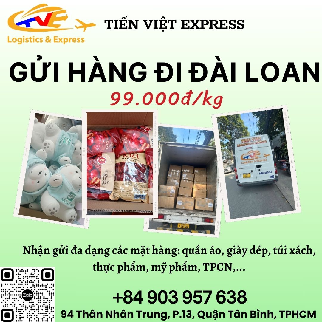 Gửi hàng đi Đài Loan - Tiến Việt Express